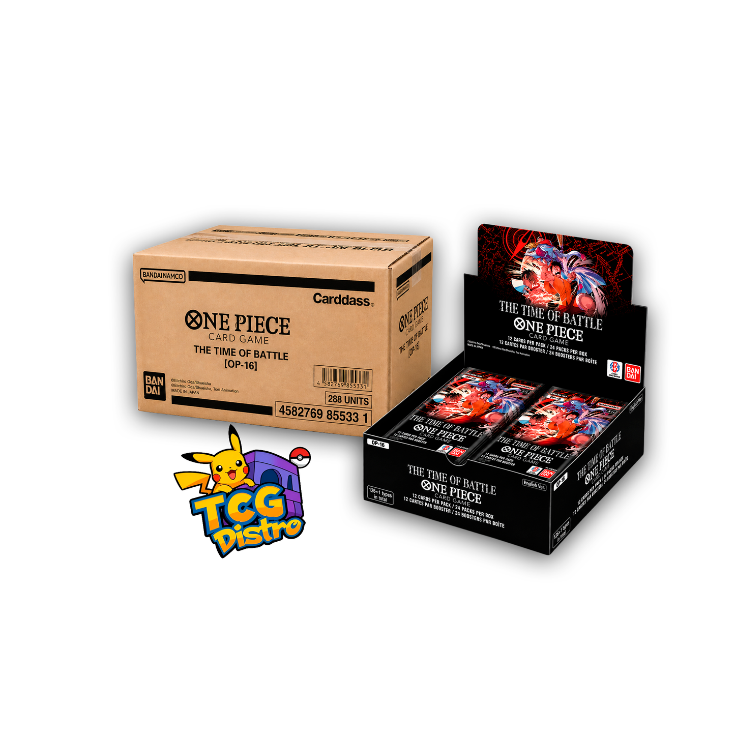 OP16 'THE TIME OF THE BATTLE' BOOSTER BOX CASE (x12 BOOSTER BOXES) PRE ORDER - EN