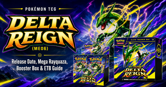 Pokémon TCG Delta Reign (ME06): Release Date, Mega Rayquaza, Booster Box & ETB Guide