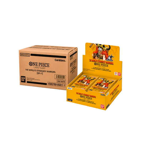 OP17 '4TH ANNIVERSARY' BOOSTER BOX CASE PRE ORDER (X12 BOOSTER BOX) - IN ENGLISH